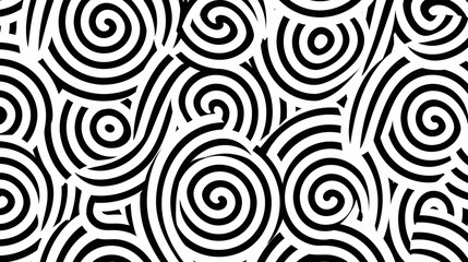 Black and white organic patterns. Random but orderly arrangement. Minimalistic and simple.