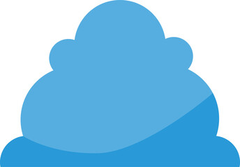 blue cloud illustration