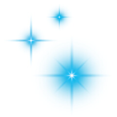 Lens flare bright light effects