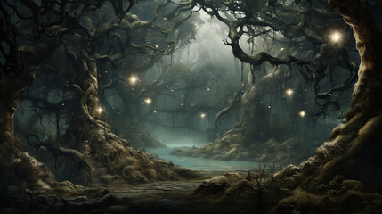 Cosmic Trees: Sentient Branches and Interdimensional Gateways