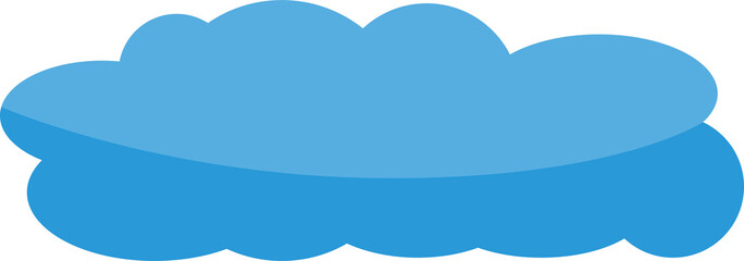 blue cloud scape illustration