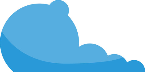 Blue Cloudscape Illustration
