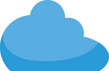 Blue Cloudscape Illustration
