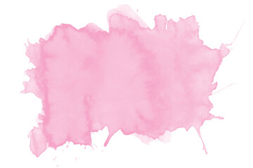 watercolor pink background. watercolor background with clouds.