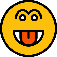 funny and cheeky face emoji