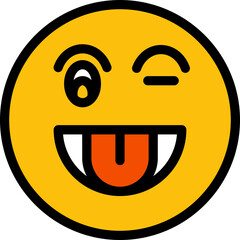 funny and cheeky face emoji