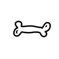 Outline Dog Bone