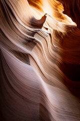 Sandstone waves in the North Antelope Canyon, Arizona