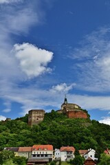Fototapeta na wymiar Burg Güssing, Burgenland, Österreich, vertikal