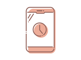 スマホ　アラーム　赤