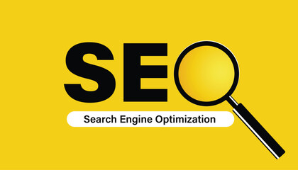 Seo search engine optimization concept illustration