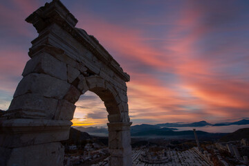 Antoninus Fountain of Sagalassos in Burdur, Turkey