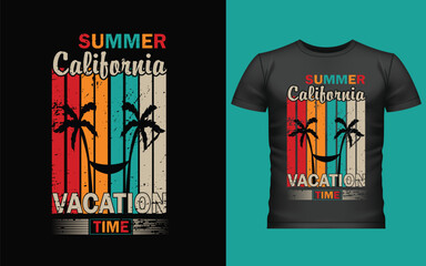 Summer t-shirt Design,Surfing Summer T-shirt,t-shirt design,Beach Summer T shirt Designs ,Retro vintage California sunset surfer with palm trees logo design vector illustration. quotes for t shirt
