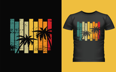 Summer t-shirt Design,Surfing Summer T-shirt,t-shirt design,Beach Summer T shirt Designs ,Retro vintage California sunset surfer with palm trees logo design vector illustration. quotes for t shirt
