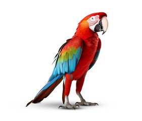 Fototapeta premium Macaw on transparent png background