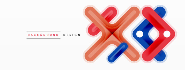 Cross line background minimal geometric template. Design for wallpaper, banner, background, landing page, wall art, invitation, prints, posters