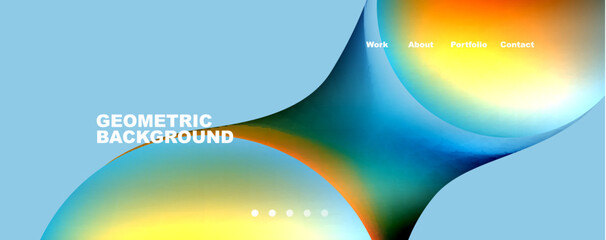 Trendy simple circle gradient abstract background. Vector Illustration For Wallpaper, Banner, Background, Card, Book Illustration, landing page