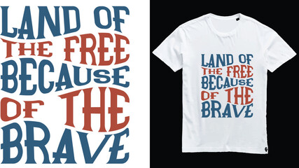 Fototapeta premium 4 th julay independence day t shirt design.