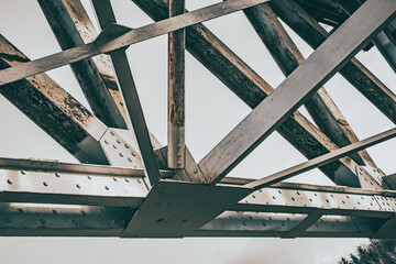 Obrazy na Plexi  most kolejowy