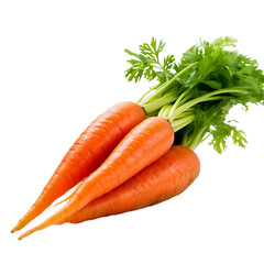 carrots isolated on transparent background