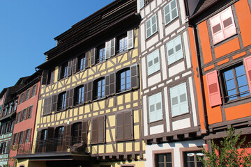 "petite france" district in strasbourg in alsace (france)