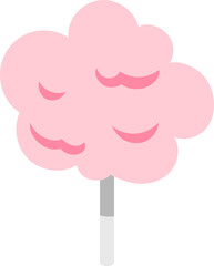 Cute Cotton Candy Illustration