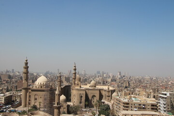 Obraz premium View over Cairo from Ali Mosque
