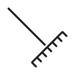 rake icon vector