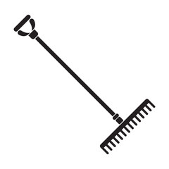 rake icon vector