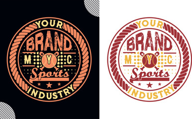 Your brand myc sports industry, t shirt design