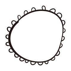 Abstract circular decorative vector elements