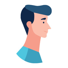 Smiling man in modern fashion