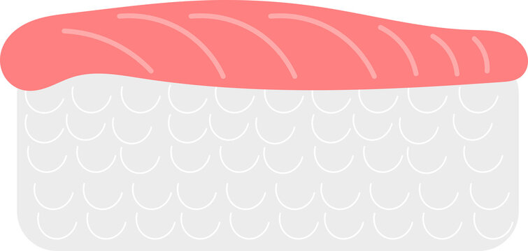 Japanese sushi illustration