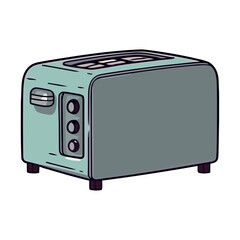 Modern kitchen equipment toaster