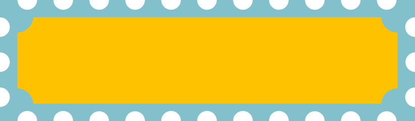 Obraz premium Cute Postage Stamp Illustration