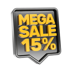 mega sale 3d rendering