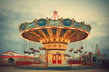 Family-Friendly Amusement Park Delights. Generative AI