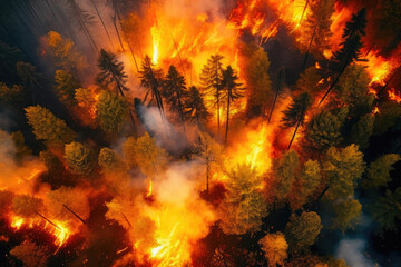 The Forest Set Ablaze. Generative AI