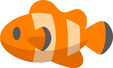 Cute Clownfish Illustration