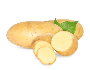 potato isolated on white background