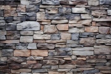 Background of stone wall texture. Old wall made of natural stone.generative ai