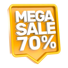 mega sale 3d rendering