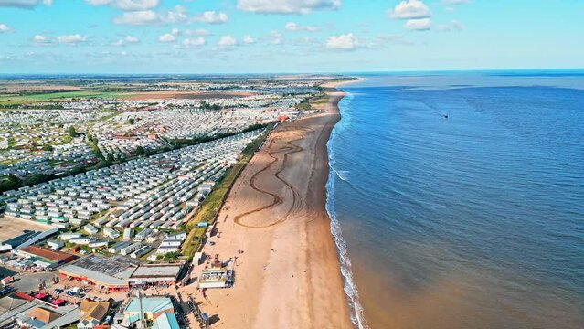 Beach Motocross. Spectacular event runs on the sands where giant diggers construct sand jumps.