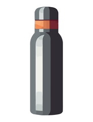 steel symbol bottle illustration on vector