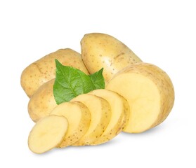 potato isolated on white background