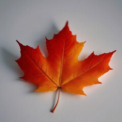 Canadian maple leaves. Generative AI