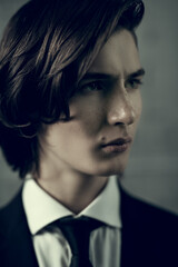 Obraz premium handsome fashion boy