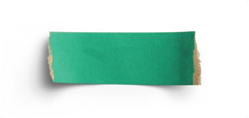 Green Wrapping Paper Strip