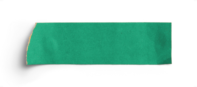 Green Wrapping Paper Strip