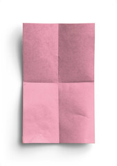 Pink Wrapping Paper Folded